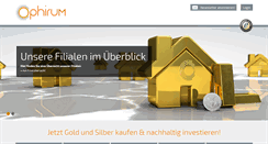 Desktop Screenshot of ophirum.de