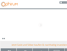 Tablet Screenshot of ophirum.de